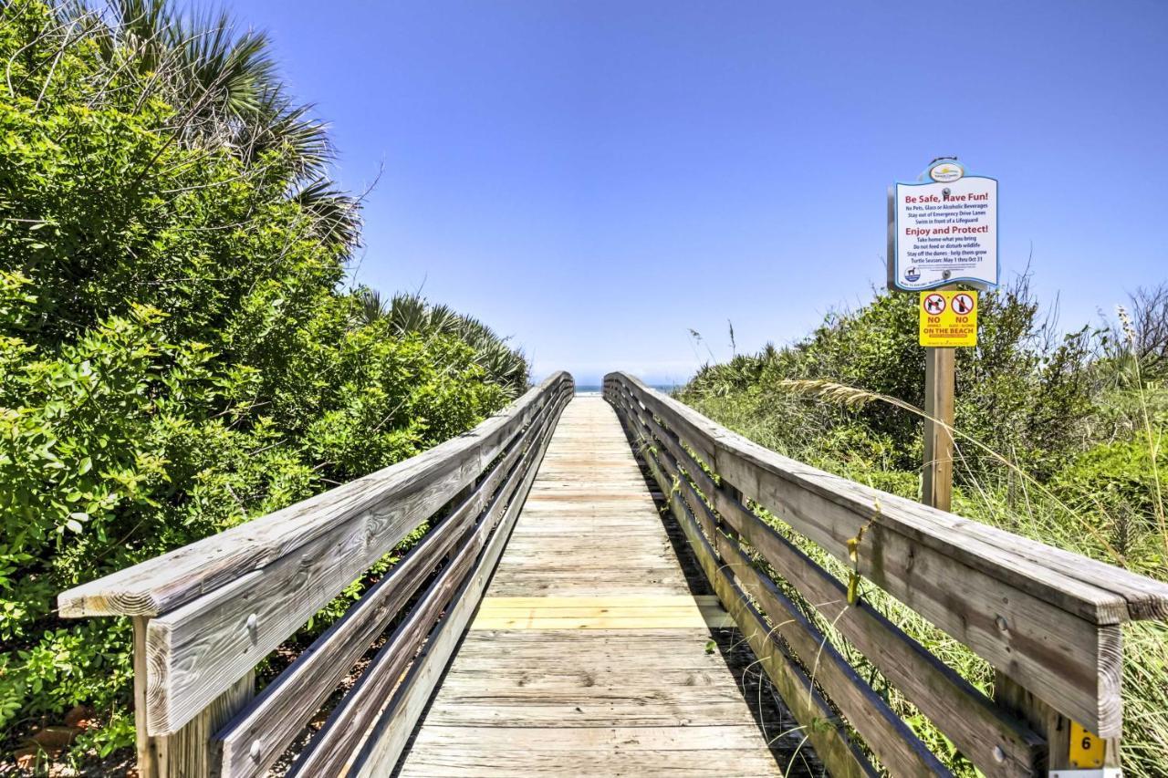 New Smyrna Beach Abode With Fire Pit, Walk To Beach! Villa Eksteriør bilde